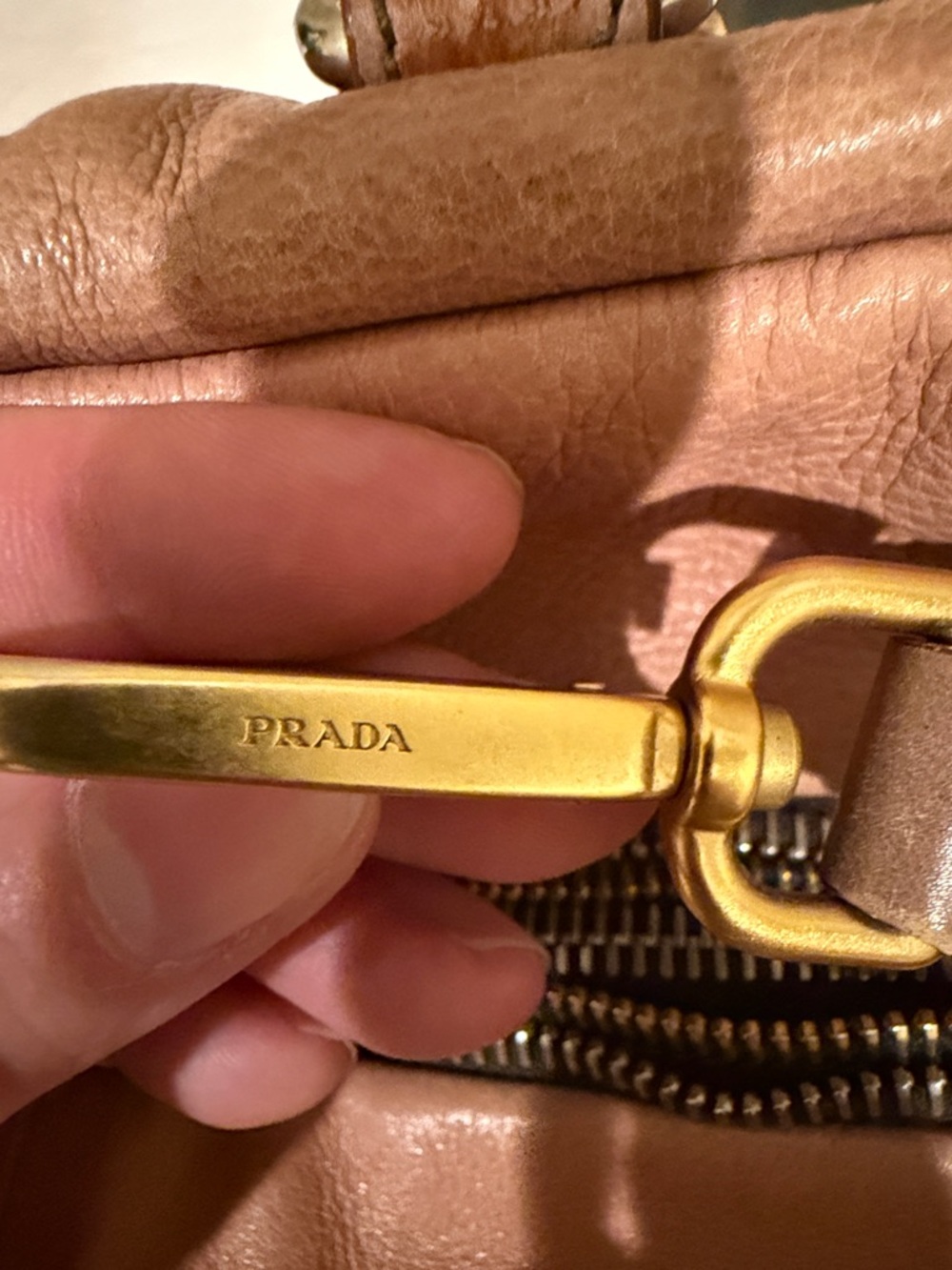 Prada Glace Calf Ombré Bauletto Bag - Picture 12 of 12